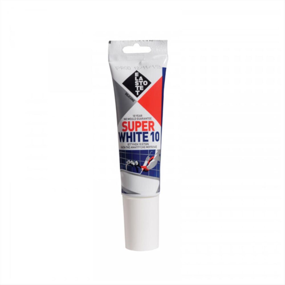 ELASTOTET ΣΙΛΙΚΟΝΗ ΣΩΛΗΝΑΡΙΟ SUPER WHITE 10 80ml