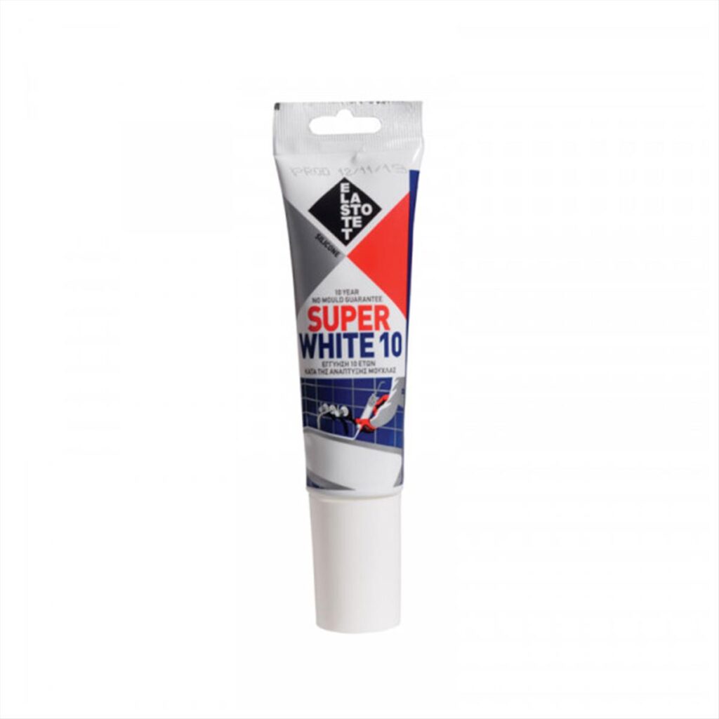 ELASTOTET ΣΙΛΙΚΟΝΗ ΣΩΛΗΝΑΡΙΟ SUPER WHITE 10 80ml