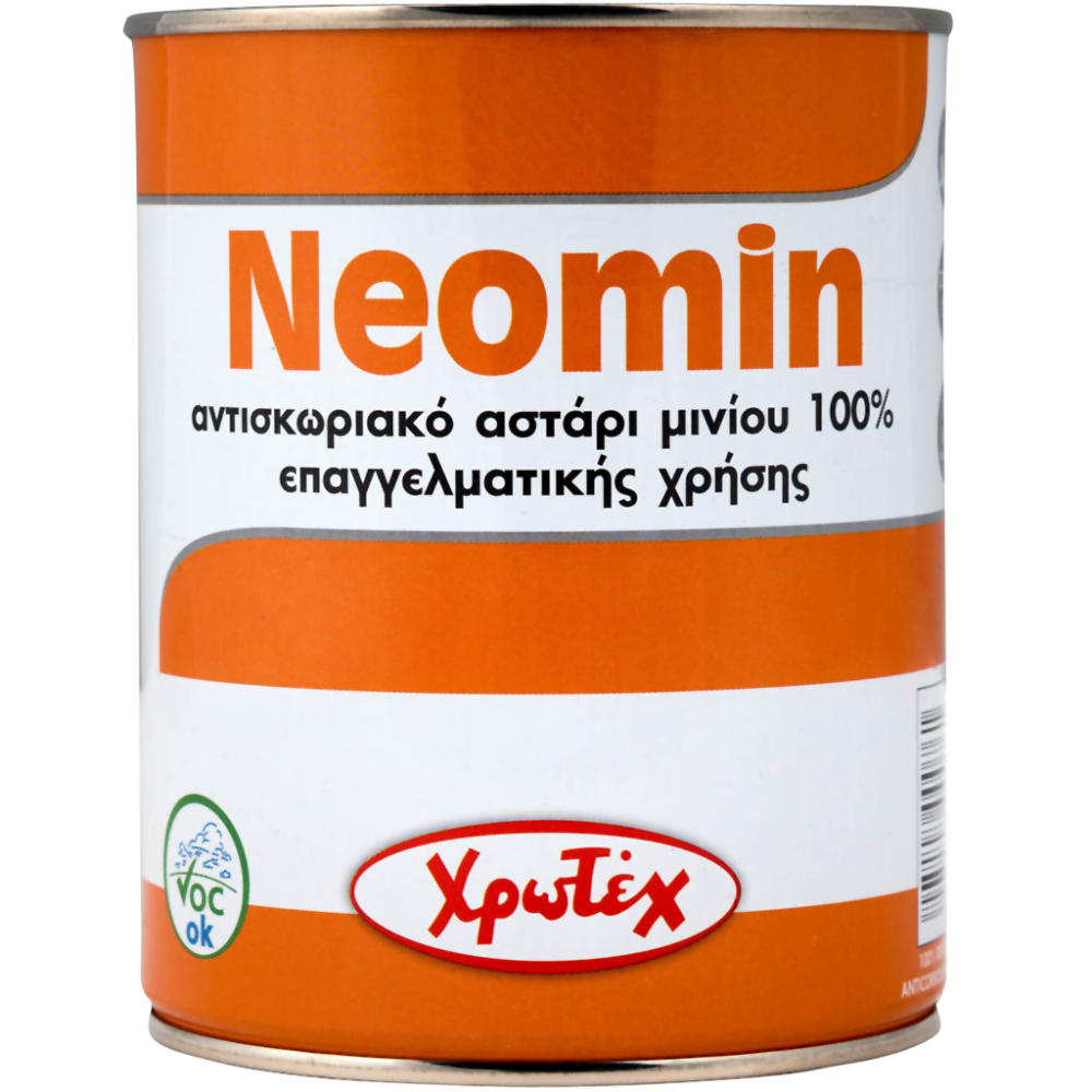 NEOMIN ΑΝΤΙΣΚΩΡΙΑΚΟ ΑΣΤΑΡΙ ΜΙΝΙΟΥ 100% 0.75LT ΧΡΩΤΕΧ