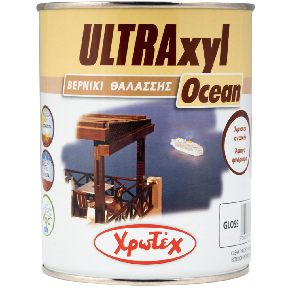 Χρωτέχ Ultraxyl Ocean Βερνίκι θαλάσσης Διαλύτη Διάφανες