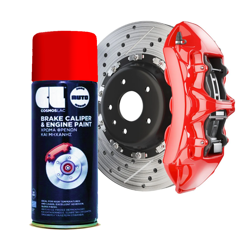 Cosmos Lac Brake Caliper & Engine Paint Σπρέι Βαφής Κόκκινο 400ml