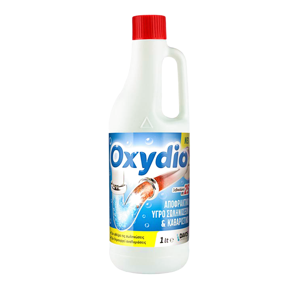 Davos Chemicals OXYDIO ΑΠΟΦΡΑΚΤΙΚΟ ΚΑΙ ΚΑΘΑΡΙΣΤΙΚΟ ΣΩΛΗΝΩΣΕΩΝ 1L - YG-0198