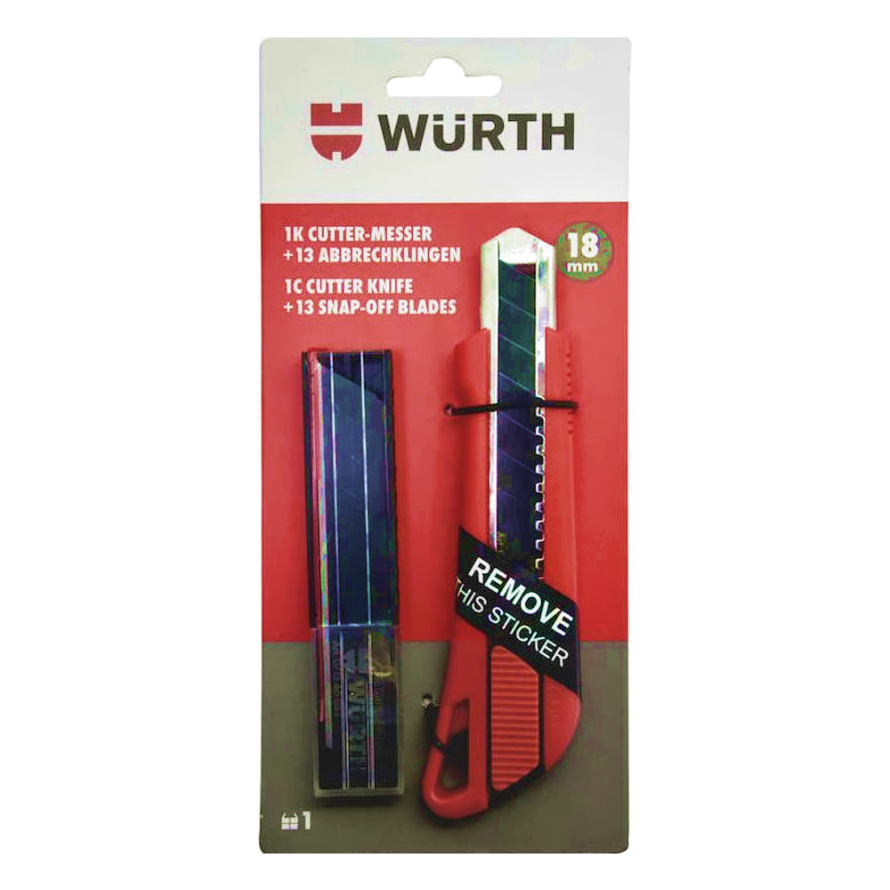 Wurth Φαλτσέτa με 13 ανταλλακτικά - 071566118