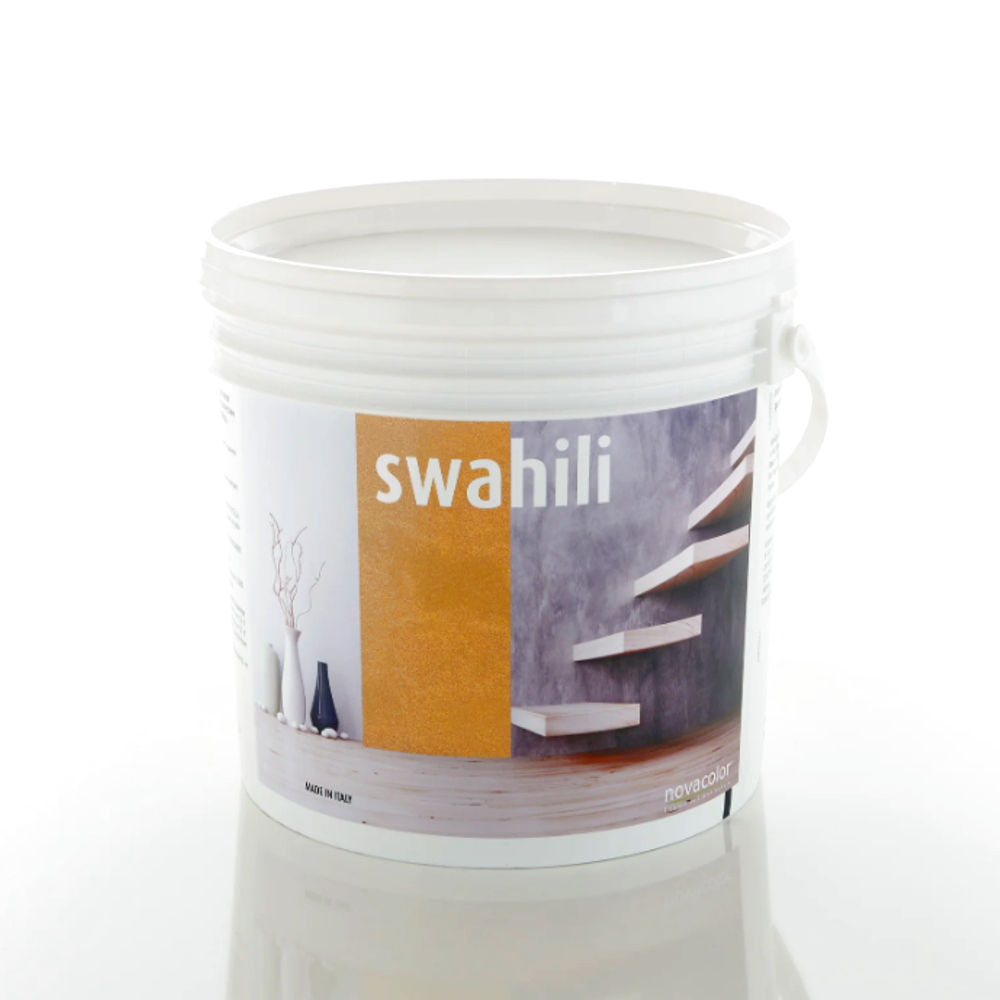 Novacolor Swahili Χρώμα Διακοσμητικό Ασημί / Silver 1lt