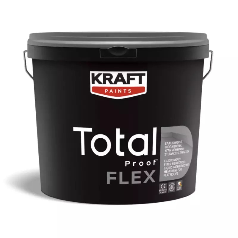 Kraft Total Proof™ FLEX Λευκό Ακρυλικό Μονωτικό Ταρατσών