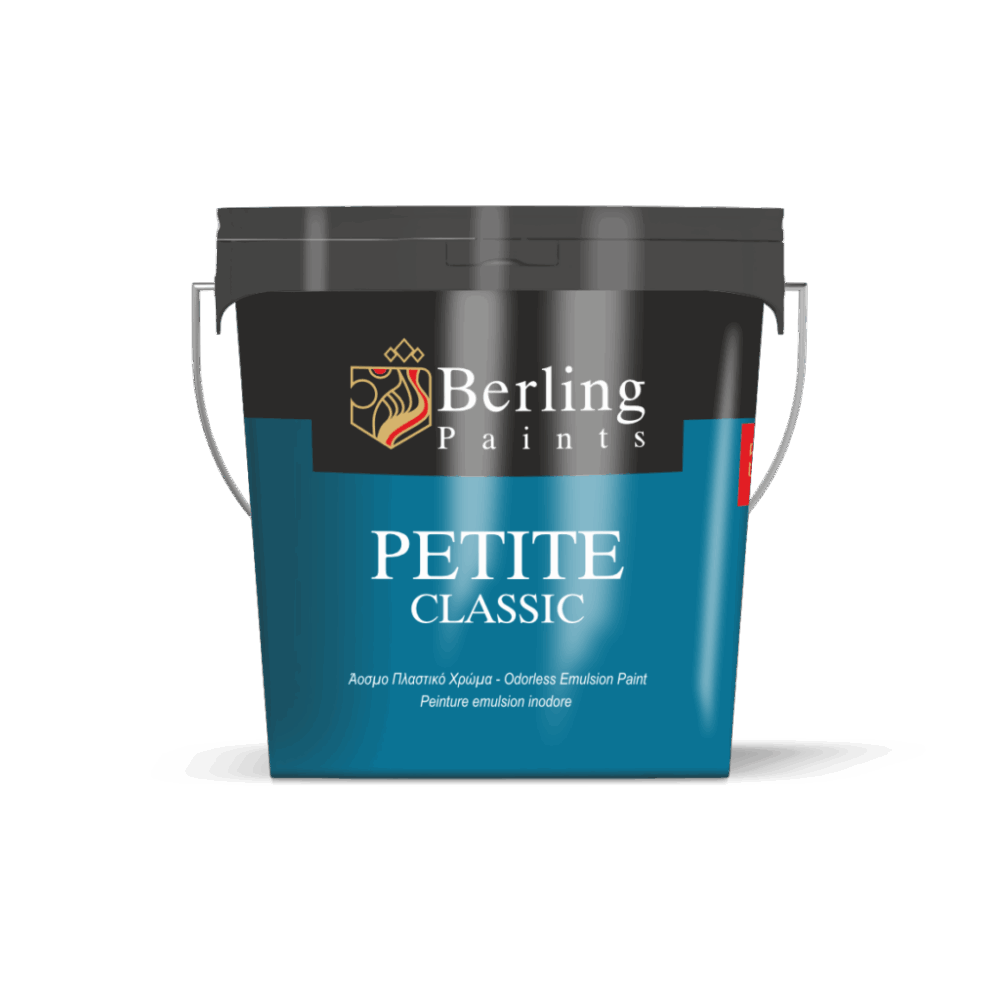 Berling PETITE CLASSIC MATT Πλαστικό Χρώμα Εσωτερικής Χρήσης Λευκό