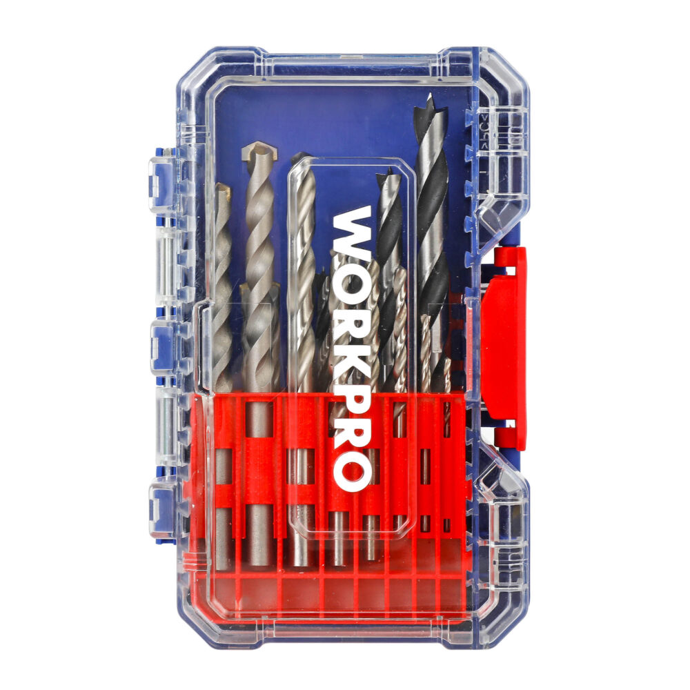 WORKPRO ΤΡΥΠΑΝΙΑ ΑΕΡΟΣ ΣΕΤ 15τμχ WP409010